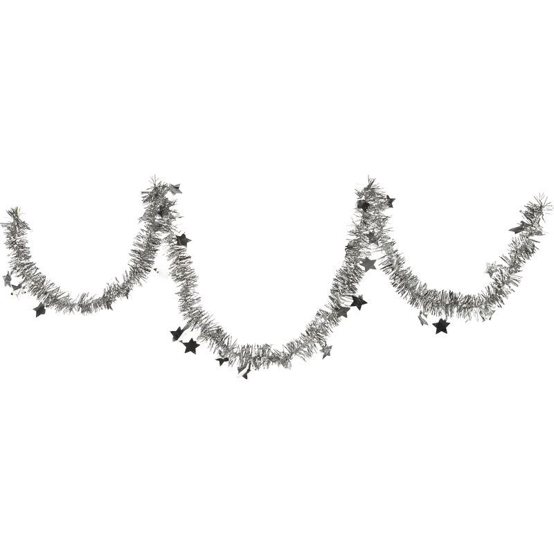 Изображение товара Мишура ёлочная новогодняя Время Чудес серебристая 200x5 см