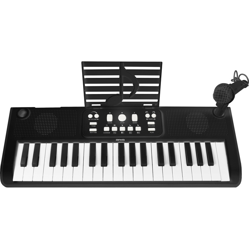 Изображение товара Цифровой синтезатор Aiwa ASZ-370B с 37 клавишами и функциями записи