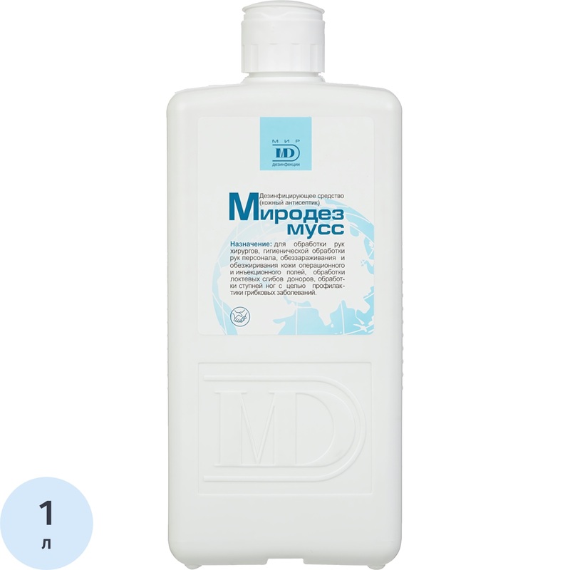 Изображение товара Антисептик кожный Миродез мусс 1 л