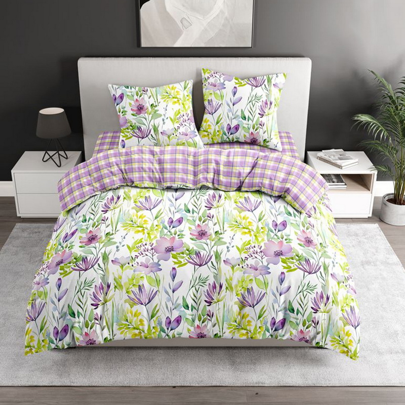 Изображение товара Комплект постельного белья Bravo Люмион евро поплин 70x70 см