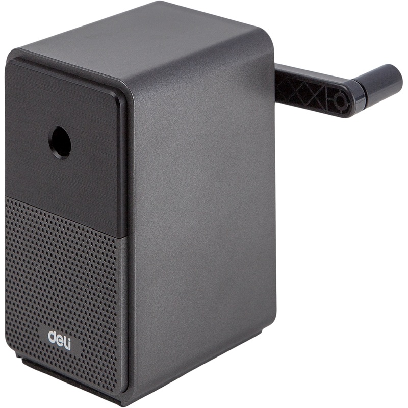 Изображение товара Механическая точилка для карандашей Deli черная ретро стиль