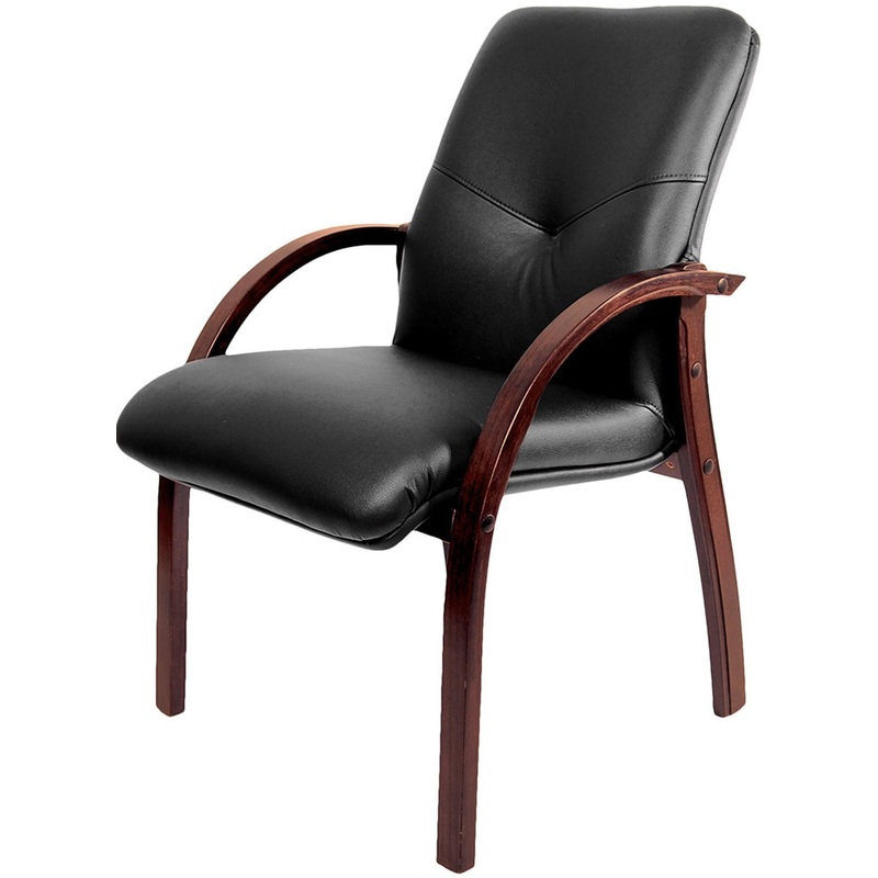 Изображение товара Конференц-кресло Multi-Office Mercury D из экокожи и дерева для офиса