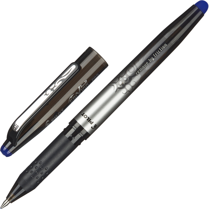 Изображение товара Гелевая ручка Pilot Frixion Pro синяя 0,35 мм с ластиком и сменным стержнем