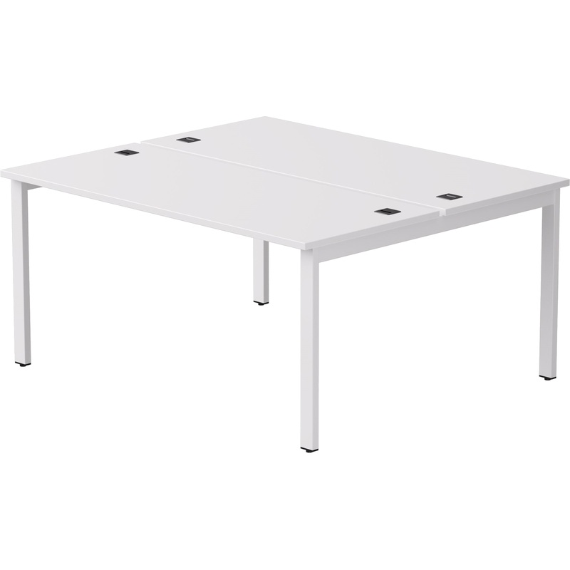 Изображение товара Рабочая станция EVO 254S020W39003 двухместная белая 1580х1370х755 мм