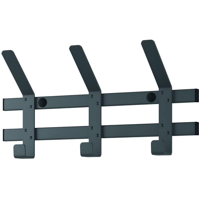 Изображение товара Вешалка настенная ВНТ3 графит 340х85х168 мм