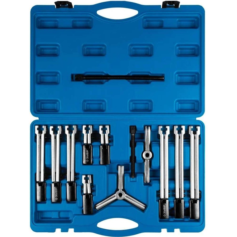 Изображение товара Набор съёмников со сменными захватами ЗУБР Профессионал, в кейсе (43305-H13)