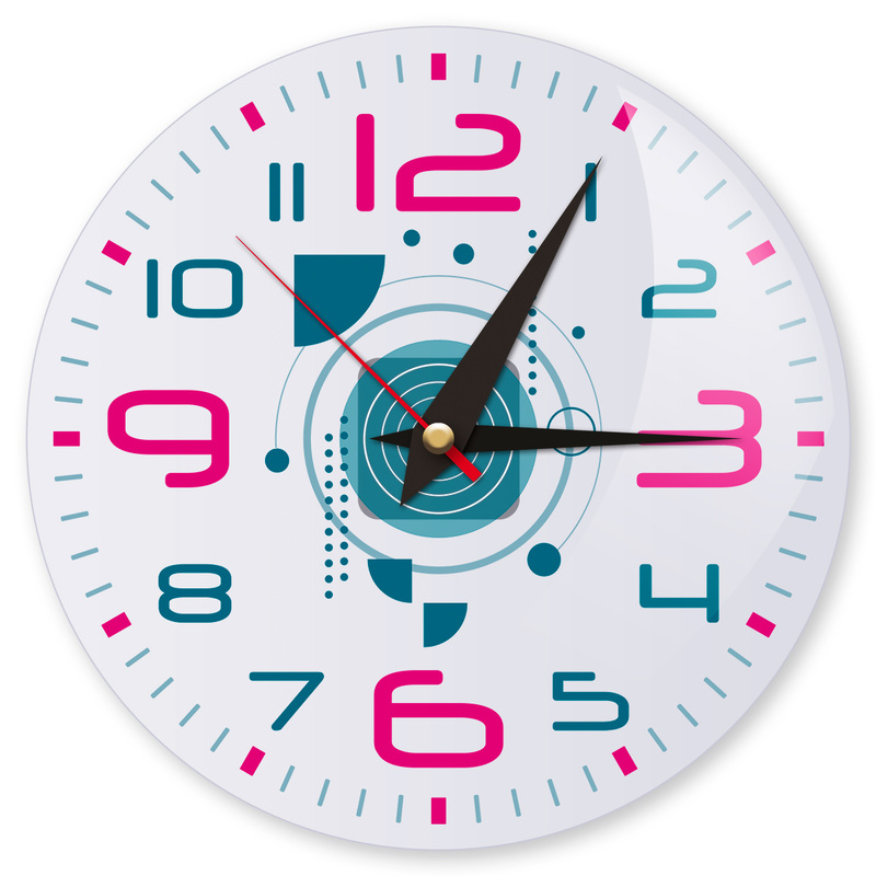 Изображение товара Классические настенные часы 28х28 см с кварцевым механизмом