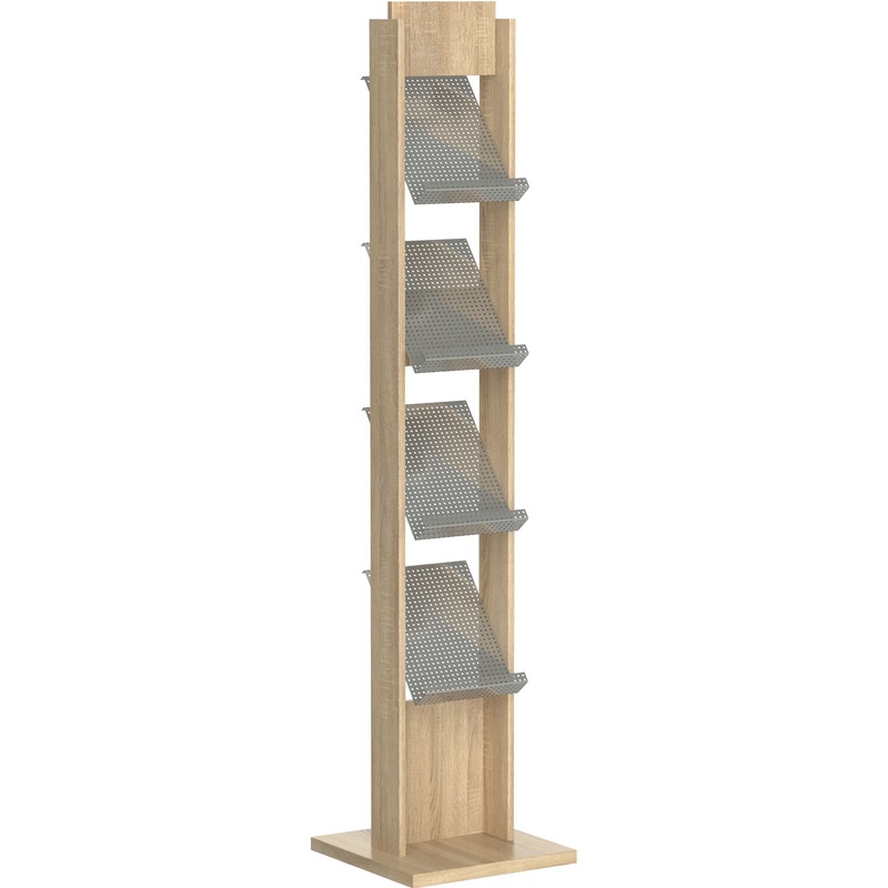 Изображение товара Буклетница для рекламных буклетов напольная Комус Альманах (177x40x40 мм)