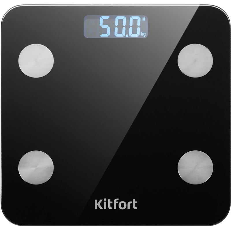 Изображение товара Весы напольные Kitfort КТ-805 чёрные Изображение товара Весы напольные Kitfort КТ-805 чёрные