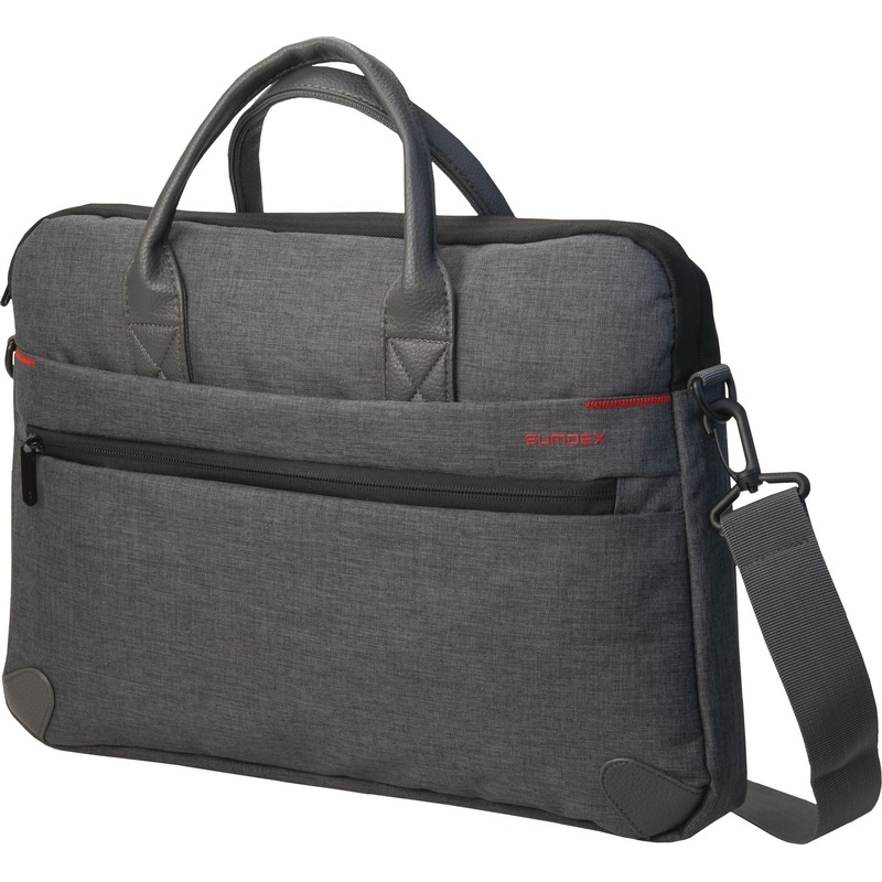 Изображение товара Сумка для ноутбука 15.6 Sumdex серая NON-913GY защита и комфорт