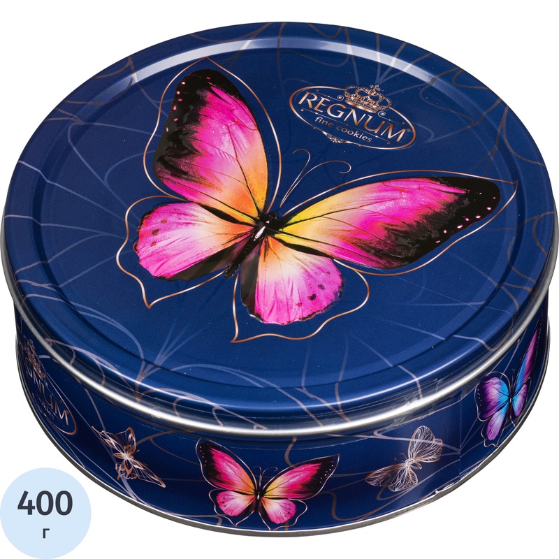 Изображение товара Печенье сдобное Сладкая Сказка Regnum Бабочки ассорти 400 г