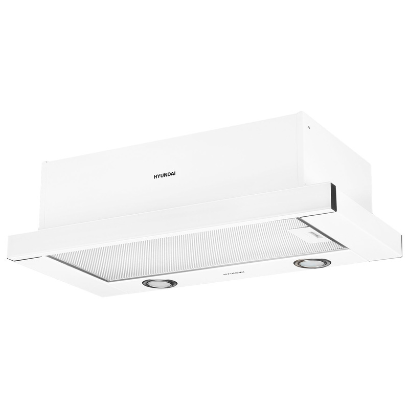 Изображение товара Вытяжка Hyundai HBH 6236 WG белая с LED-подсветкой