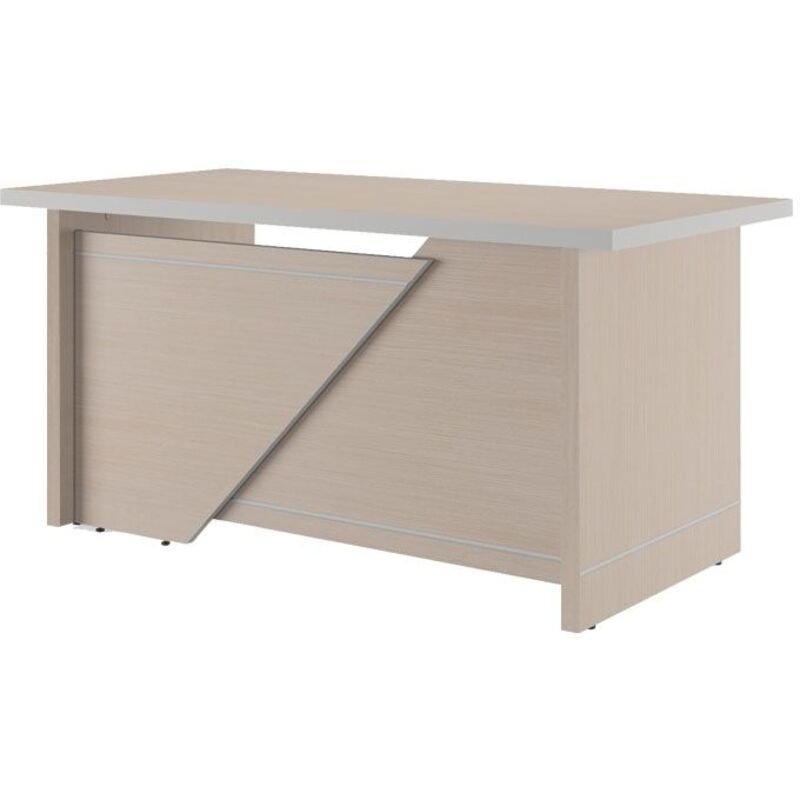 Изображение товара Письменный стол руководителя Zoom из ЛДСП с регулировкой опор и стильным декором