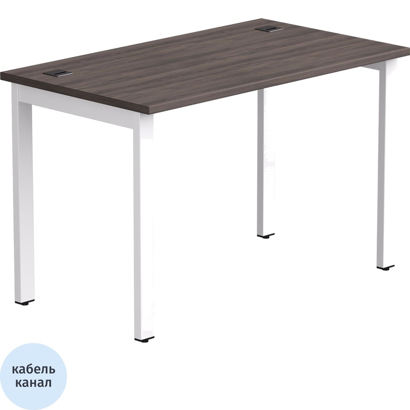Изображение товара Стол прямой EVO 254S006DK9003 из ЛДСП с кабель-каналом