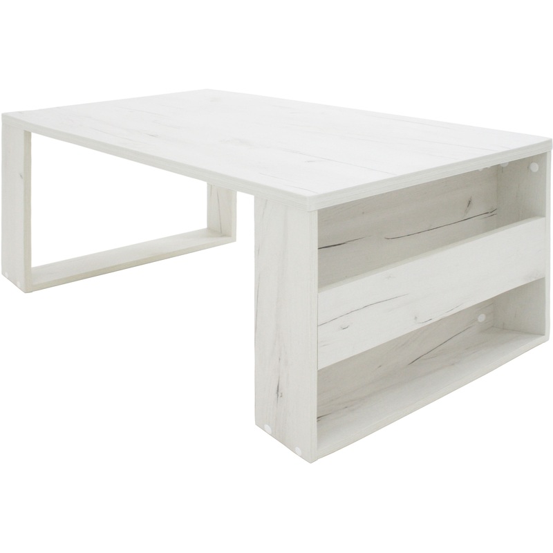 Изображение товара Столик журнальный BeautyStyle 25 дуб крафт белый 1100х600х422 мм