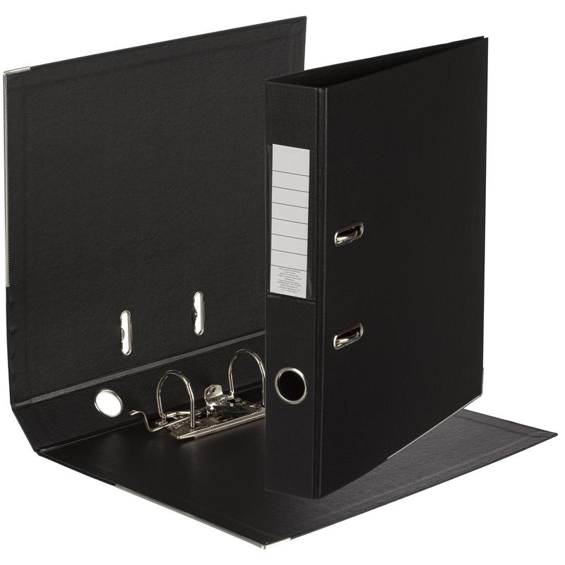 Изображение товара Папка-регистратор Attache 50 мм чёрная бумвинил с защитным уголком