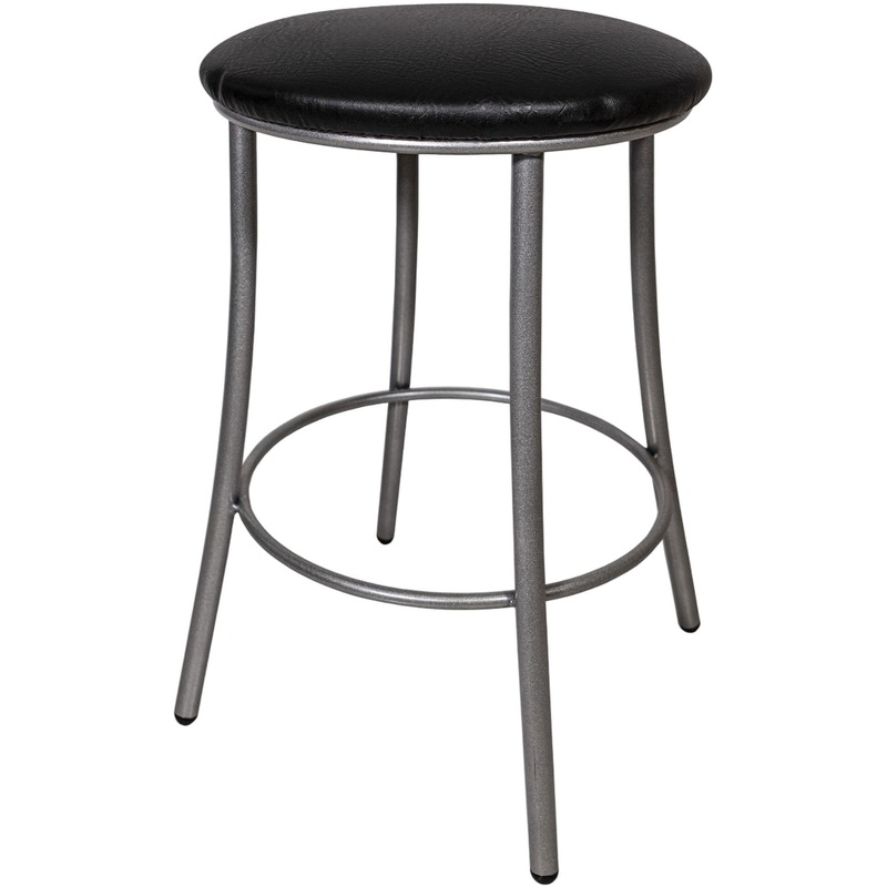 Изображение товара Табурет Экстра 18 черный (искусственная кожа, металл)