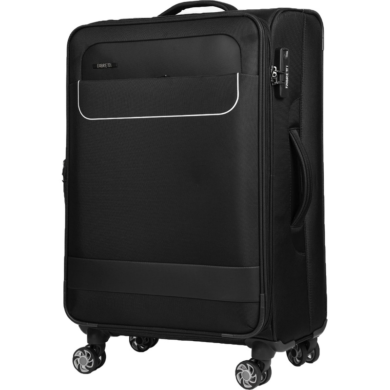 Изображение товара Чемодан Fabretti размер M 46 л из полиэстера чёрный