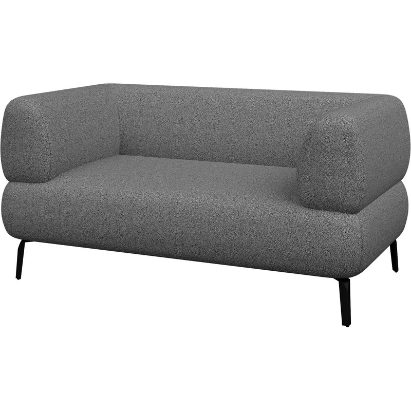 Изображение товара Диван двухместный Флойд Fd2-2 тёмно-серый ткань офисный дизайн стильный