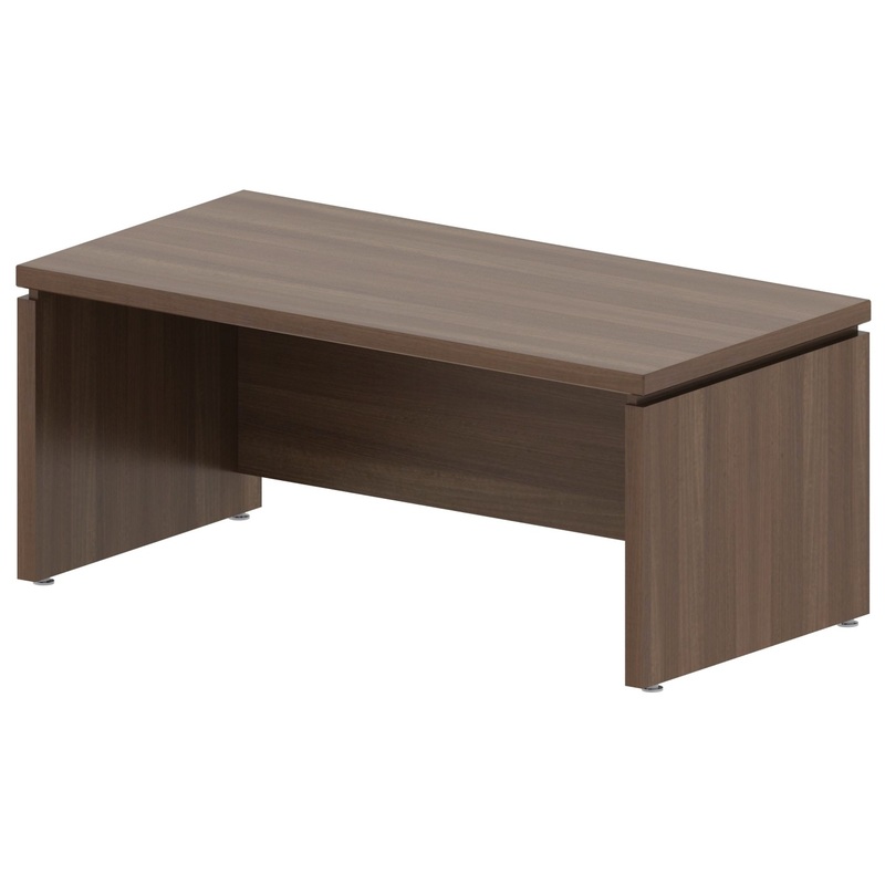 Изображение товара Стол руководителя Милан МЛ-1.2 орех 1800x900x760 мм офисный