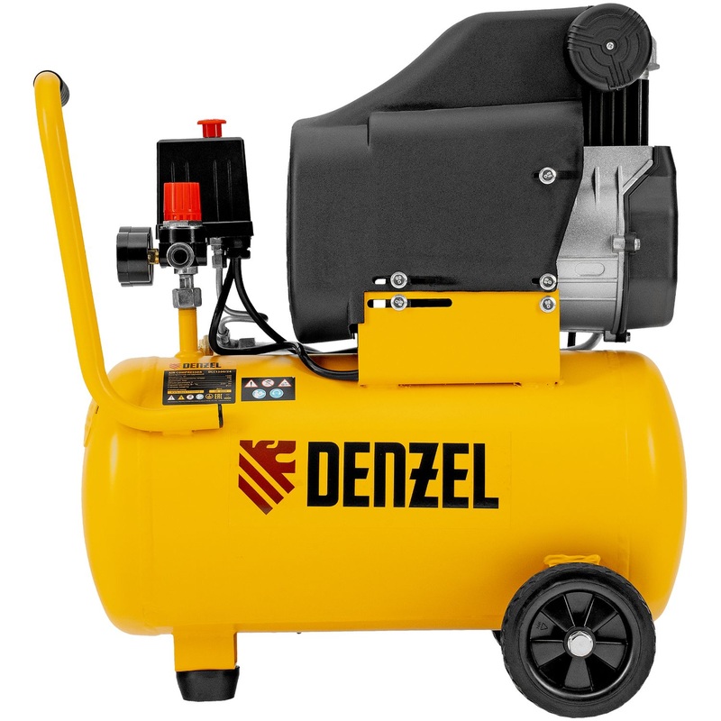 Изображение товара Воздушный компрессор Denzel DLC1300/24 1.3 кВт 24 л безмасляный