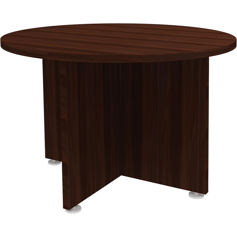 Изображение товара Стол для переговоров Grand круглый (орех темный, 1100x1100x750 мм)