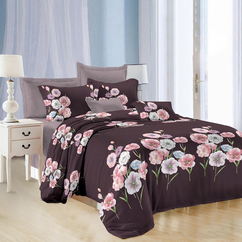 Изображение товара Комплект постельного белья Эльф Satin Collection Тарантелла 1.5-спальное микросатин 70x70 см