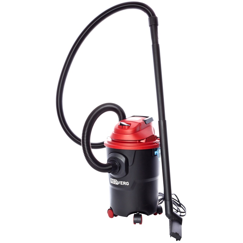 Изображение товара Пылесос строительный RedVerg RD-VC1000-15P 1000Вт влажная сухая уборка