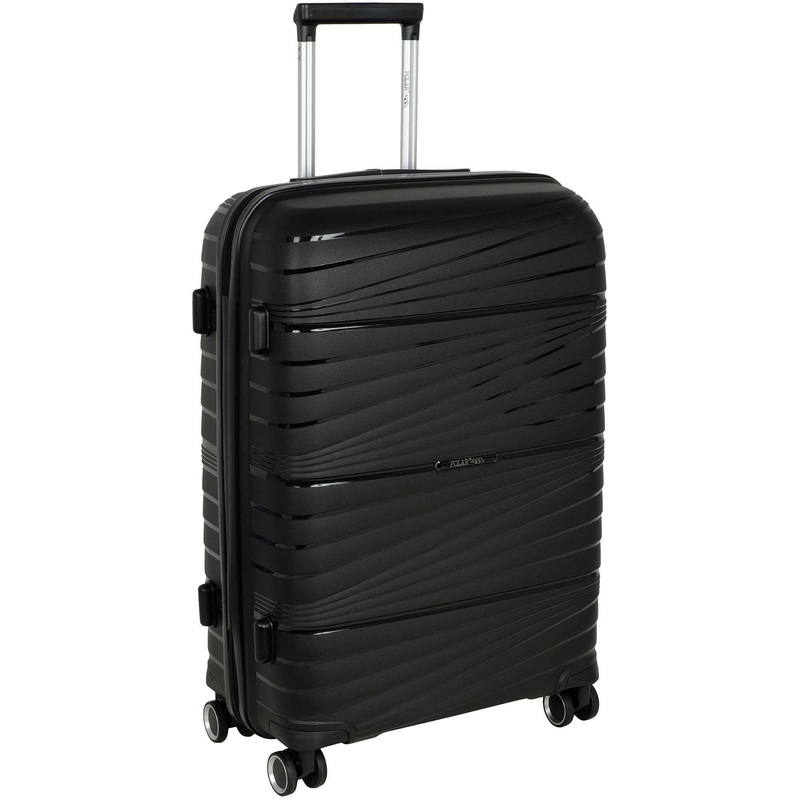 Изображение товара Чемодан Polar размер M 66 л из поликарбоната чёрный