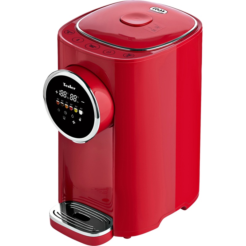 Изображение товара Термопот Tesler TP-5050 красный 5 литров сенсорное управление компактный