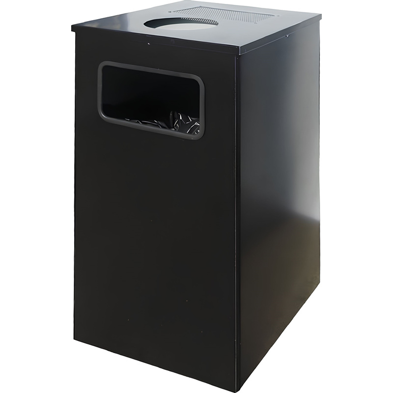 Изображение товара Урна уличная Квадро-11 80 л оцинкованная сталь (67x35.6x35.6 см)