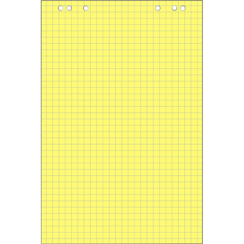 Изображение товара Бумага для флипчартов Attache Selection 67.5x98 см желтая 20 листов в клетку
