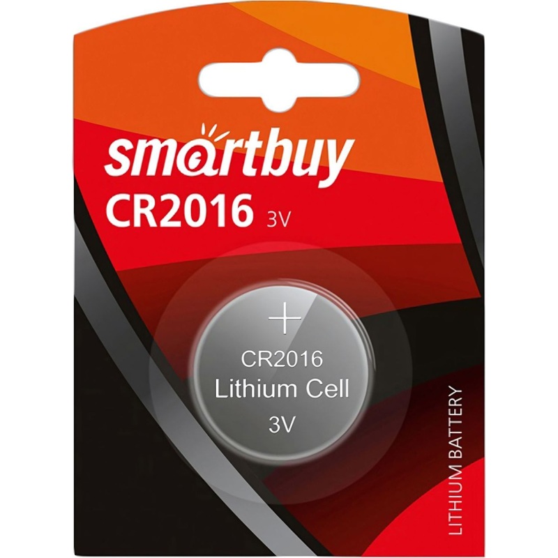 Изображение товара Батарейка CR2016 Smartbuy таблетка 3V литиевая