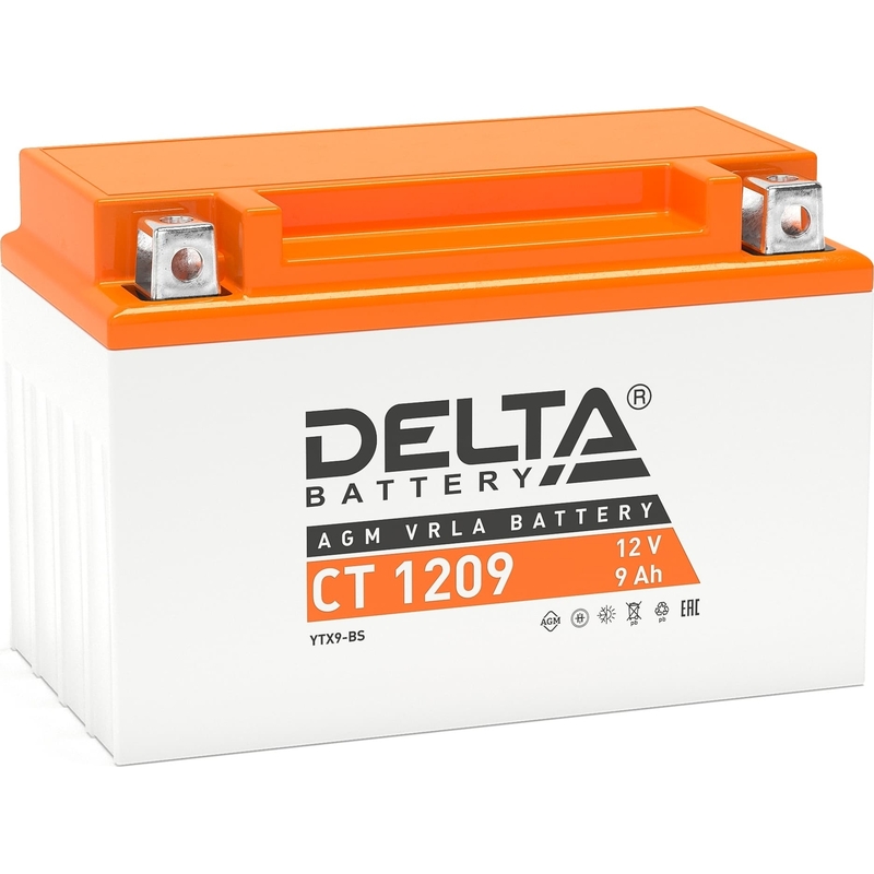 Изображение товара Батарея для ИБП Delta CT 1209 12 В 9 А·ч