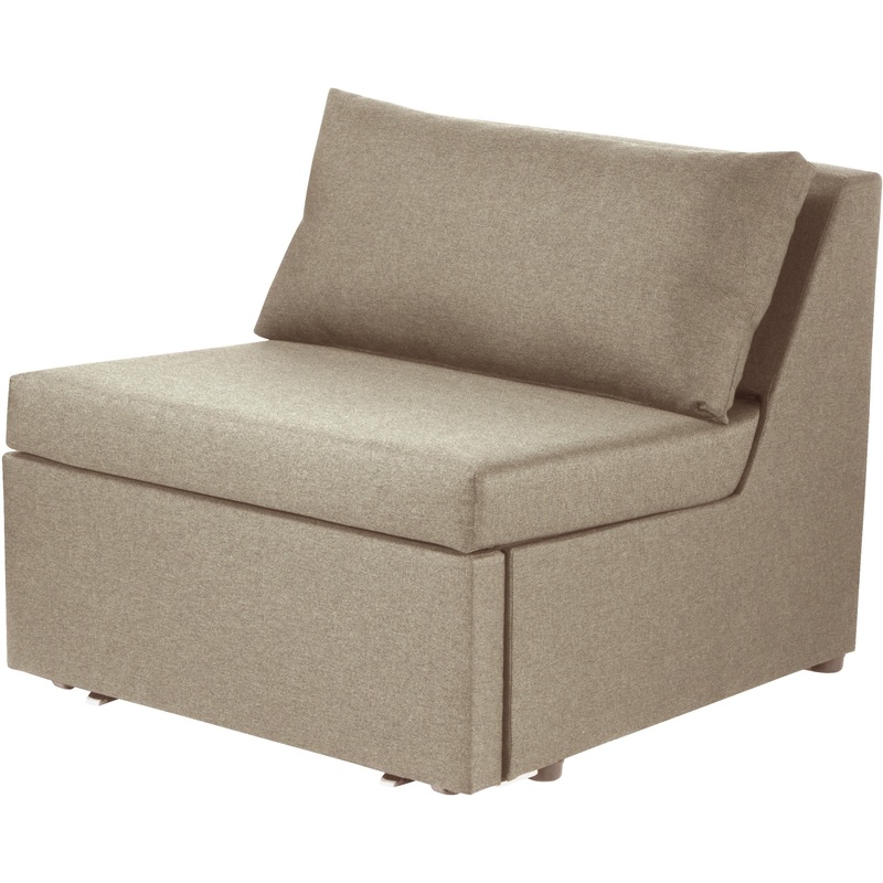 Изображение товара Кресло-кровать Рестен РС-2 бежевое ткань для гостиной и спальни