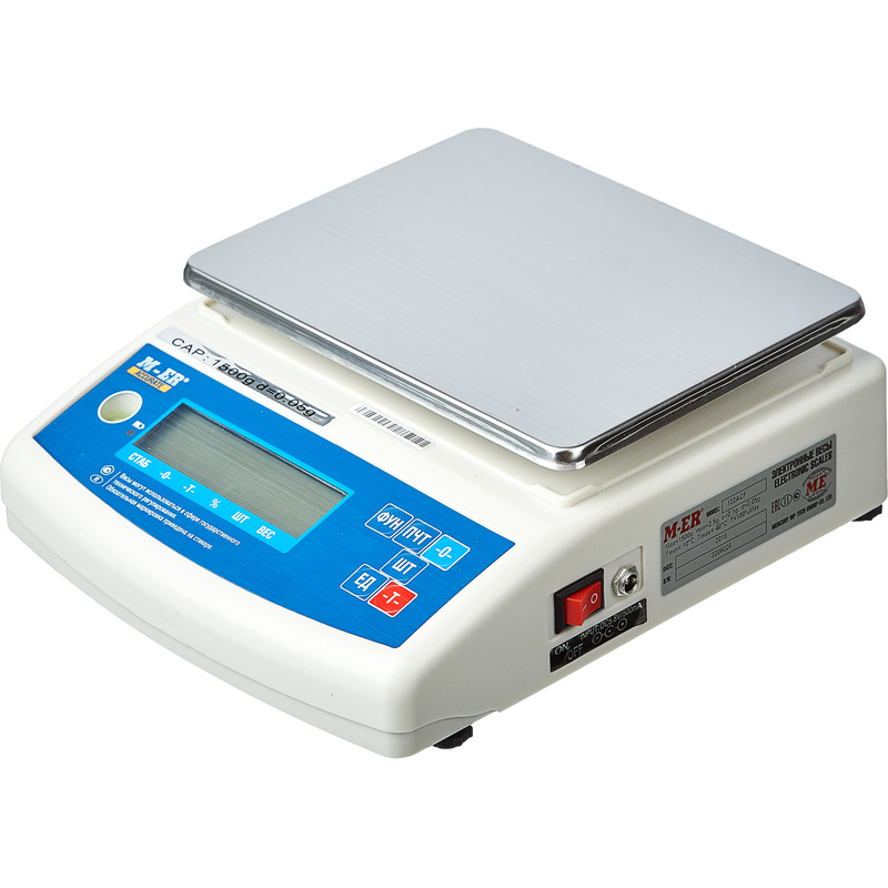 Изображение товара Лабораторные весы Mertech M-ER 122АCF-1500.05 точность до 0.05 г 24 мес гарантия