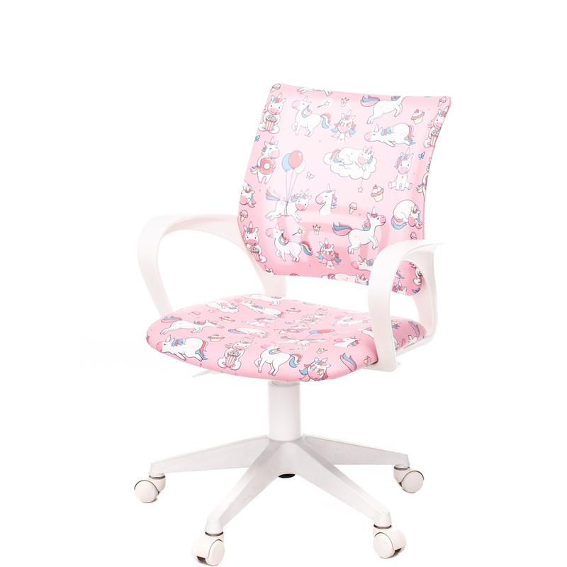 Изображение товара Детское кресло Бюрократ BUROKIDS розовое с рисунком регулируемая высота