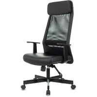 Уценка. Кресло для руководителя Easy Chair 651 чёрное (экокожа/сетка,   металл). уц_меб