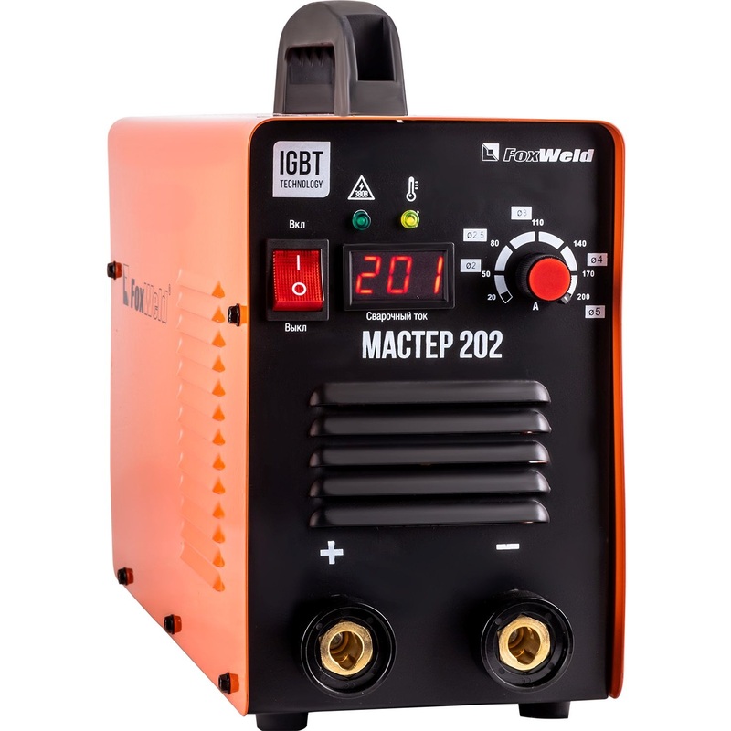 Изображение товара Сварочный инвертор Foxweld Мастер 202 MMA 200А надежный профессиональный аппарат