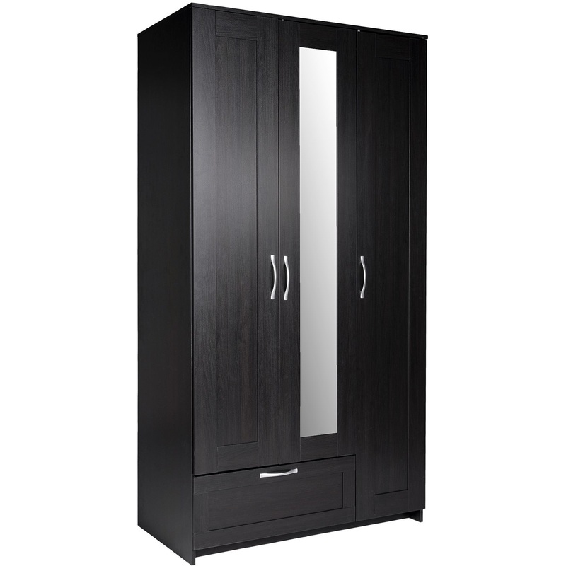 Изображение товара Трехдверный шкаф для одежды ГУД ЛАКК из дуб венге 1171х585х2196 мм