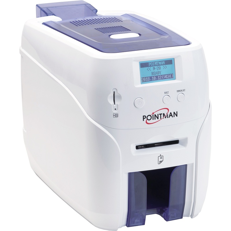 Изображение товара Двусторонний принтер пластиковых карт Pointman N20 с автоматической печатью