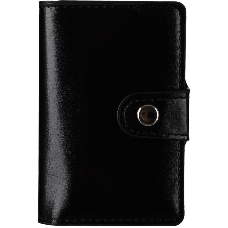 Изображение товара Чехол для пропуска и карт Bakara из экокожи черный RFID защита