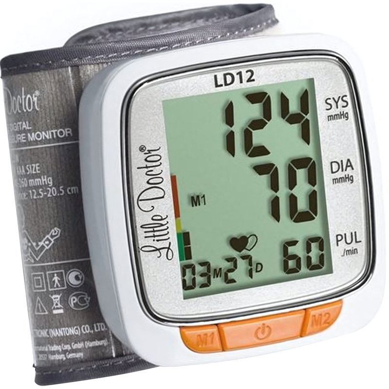 Изображение товара Тонометр LITTLE DOCTOR LD12 на запястье (с поверкой РФ)