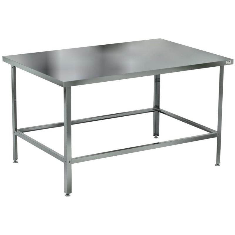 Изображение товара Профессиональный производственный стол Кобор СР/1-120/60 1200х600х870 мм нержавеющая сталь