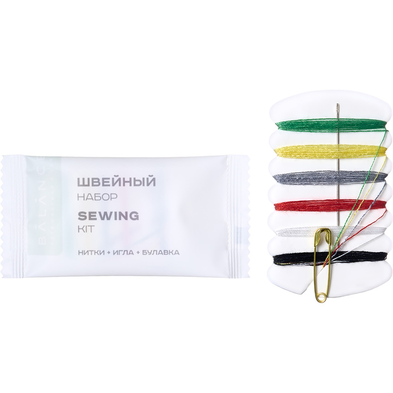 Изображение товара Набор швейный Balance флоупак (5 предметов, 500 штук в упаковке)