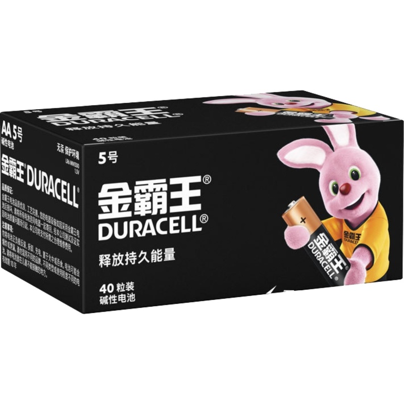 Изображение товара Батарейка AA пальчиковая Duracell 40 штук в упаковке