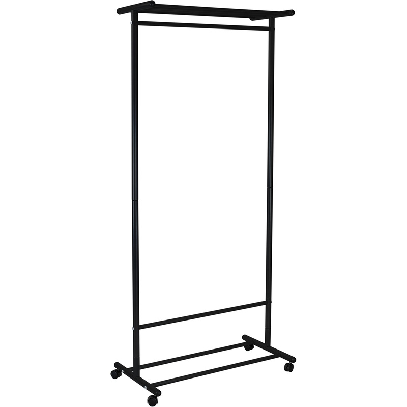 Изображение товара Напольная вешалка М 9 на 12 персон колесные опоры черная
