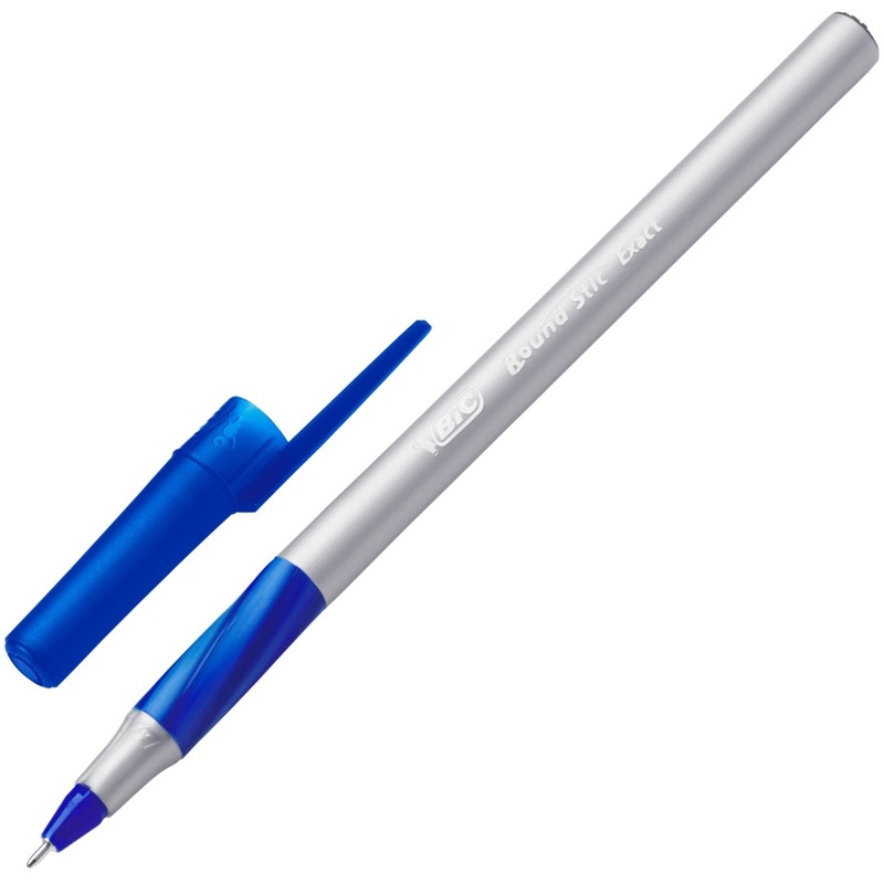 Изображение товара Ручка шариковая неавтоматическая Bic Round Stic Exact синяя (толщина линии 0.28 мм)