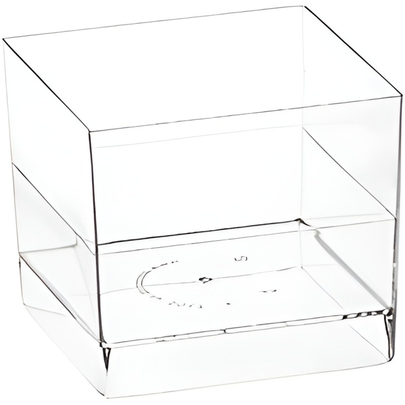 Изображение товара Форма фуршетная Аэроснаб Чашка Куб 60 мл 47х47 мм прозрачная (240 штук в упаковке)