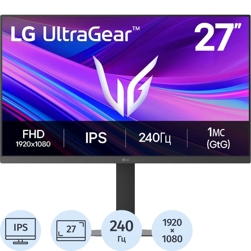 Изображение товара Игровой монитор LG 27G440A-B 27" IPS HDR 240 Гц